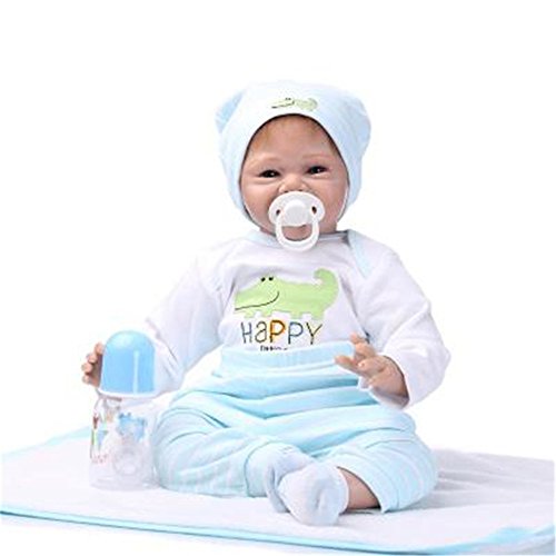 Fachel Reborn Baby Doll realistic baby dollsVinyl Silicone Babies 55cm 22inch Doll Newborn real baby doll Life Like Reborn Pacifier Doll
