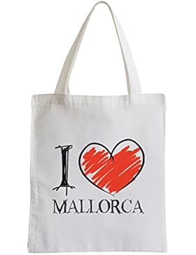 I love Mallorca Fun Jutebeutel