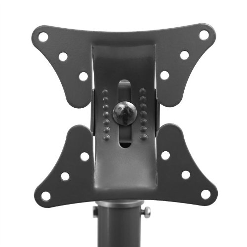 Auna LCD-504 LCD Wandhalterung kippbare/schwenkbare bis Deckenhalterung Halterungsarm ( bis 30 kg, höhenverstellbar 50-85cm) silber - 2