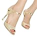 Produktbild Women Sandals Sexy High Heels Women Pumps NEW Women Shoes Gold Silver Summer Sandals Heels Ladies Shoes gold 8.5