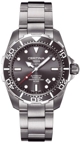 Certina Herren-Armbanduhr XL Analog Automatik Titanium C013.407.44.081.00
