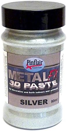 Pinflair Metal FX 3D Paste - Silver, 90ml