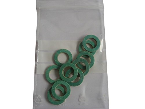 Flachdichtung 1/2′, für DN13, Klingersil C-4400 o.ä. Sanitär, 10 Stück im Set (Fiberdichtung) – Hochdruck Dichtungen - 2