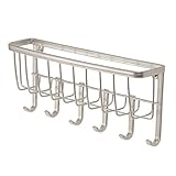 InterDesign York Lyra Wall Mount Mail and Key Rack, Satin (Kitchen &amp; Home)