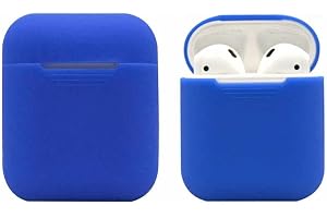 Silikonskal fodral för Apple Airpods/Airpods 2 - Blå"]