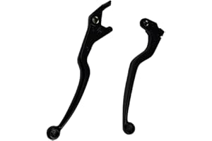 zalati Leviers d'embrayage de frein de moto poignée en alliage d'aluminium pour Suzuki GN GS 125cc