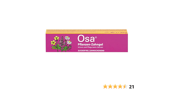 Osa Gel Dentaire Aux Plantes G Amazon Fr Hygiene Et Sante