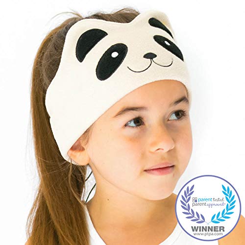 Auriculares Para Niños Modelo Panda CozyPhones - Comoda Cinta Con Cascos, Segura Ligera Facil de Poner - Divertida Con Estilo En Varios Colores Y Temas