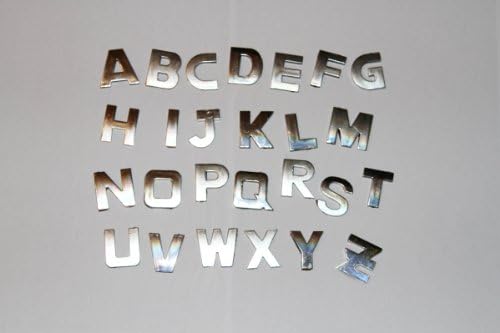 Carcar Style Plastic Chrome 3d Self-adhesive Letter Number Car Badge Emblem Sticker Type: Letter G