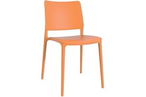 ‎PAPATYA PAPATYA Joy-S Set of 1 Designer Plastic Chair, 200 kg Load Capacity, Lightweight Stackable Garden Chair, Weatherproof Balcony Chair, Patio Chair, Hotel Chairs, Restaurant Chairs, Stacking Chair