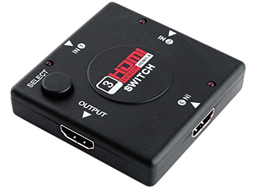 3 Port fach 3D HD HDMI Remote Switch Adapter Verteiler 3 In - 1 Out #671