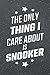 Produktbild The Only Thing I Care About Is Snooker: Snooker Notebook, Planner or Journal | Size 6 x 9 | 110 Lined Pages | Office Equipment, Supplies |Funny Snooker Gift Idea for Christmas or Birthday