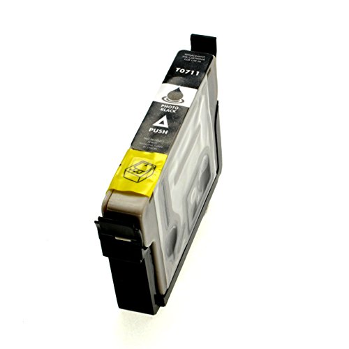 10 x hochwertige Tintenpatronen mit Chip und Füllstandanzeige , kompatibel zu Epson 4x schwarz T0711, 2x cyan T0712, 2x magenta T0713, 2x gelb T0714 - 2