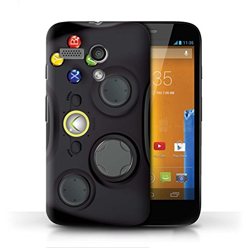 Etui / Coque pour Motorola MOTO G (2013) / Noir Xbox 360 conception / Collection de Console (jeux vidéo) en ligne Etui / Coque pour Motorola MOTO G (2013) / Noir Xbox 360 conception / Collection de Console (jeux vidéo) en ligne