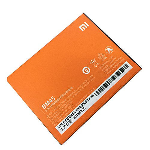 Replacement battery for Xiaomi MI Redmi Note 2 BM-45 RS.499 (80.00% Off) - Amazon