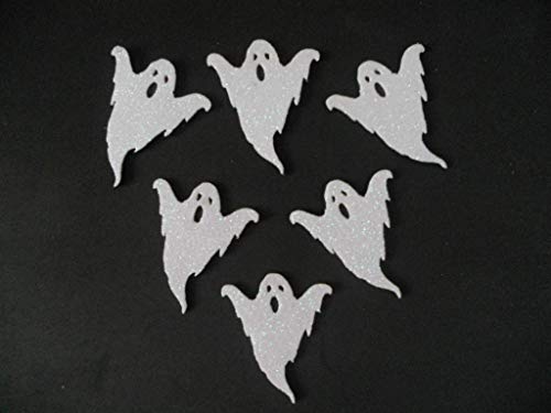 6 Fantasmas para decorar en halloween de goma eva brillante. 7,5...