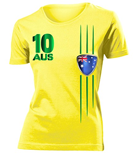 AUSTRALIEN FANSHIRT 3399 Damen T-Shirt (F-G) Gr. L