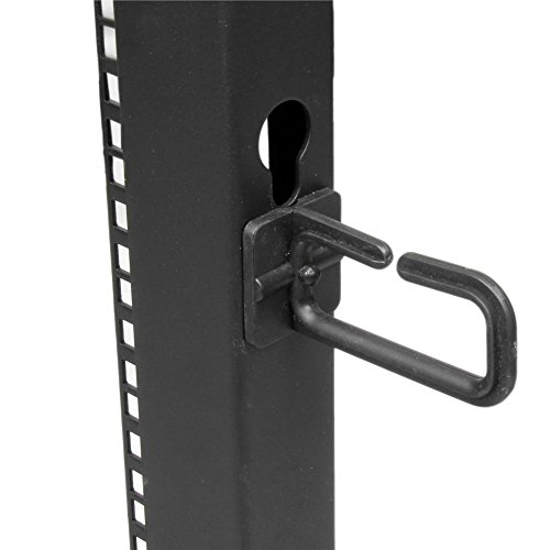 StarTech 25HE 4 Pfosten Open Frame Server Rack / Schrank tiefenverstellbar mit Rollen / Nivellierfüße und Kabelverwaltung - 7