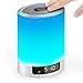 Price comparison product image Night Lights Bluetooth Speaker, Hetyre Touch Sensor LED Table Lamp Dimmable RGB Multi-Color with Alarm Clock, TF Card Slot, Hands-Free Calls, Best Gift for Kids, Party, Bedroom, Outdoor