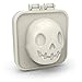 Produktbild Fred und Friends Egg-A-Matic Ei-Förmchen Totenkopf schwarz