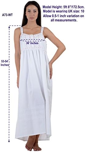 Cotton Lane White Cotton Victorian Vintage Nightdress