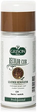 Grison Leather Colour Restorer/ Renovator vinyl Spray/Sofa/Shoes/Seats/Handbags (Scotch)