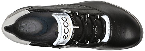ECCO Biom Hybrid 2, Women's Golf Shoes, Black/Buffed Silver, 7-7.5 UK / 40 EU