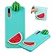 Produktbild TPU Hülle für Huawei P20 Pro,Weich Silikon Hülle für Huawei P20 Pro,Moiky Komisch 3D Wassermelone Entwurf Ultra Dünnen Scratch Resistant Soft Rückseite Abdeckung Handyhülle