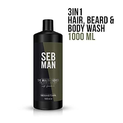 Sebastian Gel nettoyant corps, cheveux et barbe The Multi-Tasker Sebman 1000ML