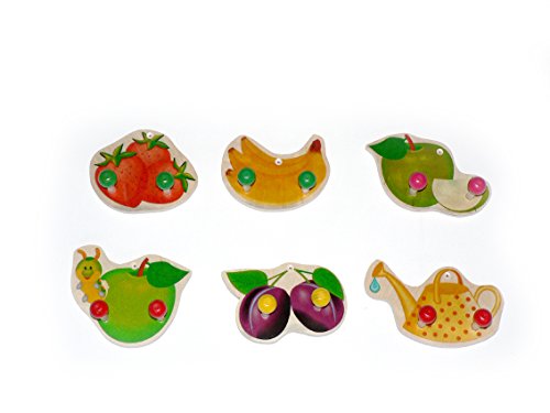 Hess Wooden Fruit Decor Small Wardrobe