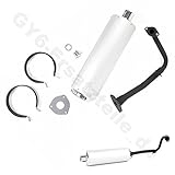 BESTE QUALITÄT 50-90cc AUSPUFF ANLAGE mehrteilig / SET > Krümmer mit Anschluss AGR für SARO SPORT AGM BENZHOU YIYING YY50QT FLEX TECH HUATIAN HYOSUNG BUFFALO WIND 50 MOTINO BENERO EPPELLA GMX 50 JINLUN JMSTAR YIBEN ZNEN KARCHER KYMCO MOTORROW THURBO PEUGEOT JINAN QINGQI REX RS SACHS SUKIDA FOSTI XINLING XINTIAN KINROAD XT50QT ZHONGSHEN ZHONGYU CHINA ROLLER GY6