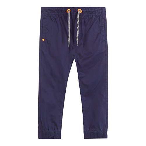 Bluezoo Kids Boys' Navy Woven Jogging Bottoms Age 11