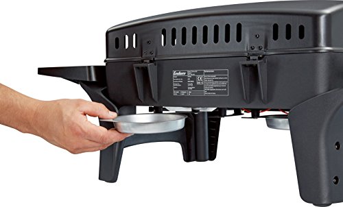 Enders Tisch-Gasgrill URBAN, Tischgrill 2095, Funktionen Grillen, Kochen und Backen, 2 Gas Edelstahl-Brenner, kleiner Grill für Balkon, Picknick, Camping - 5