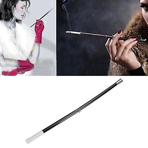 Preisvergleich Produktbild MingXiao Gefälschte Zigarettenspitze Lange 1920er Jahre Dünne Lange Zigarettenspitze Stilvolle Womens Rauchen Pfeife Gangster Kostüm Kostüm