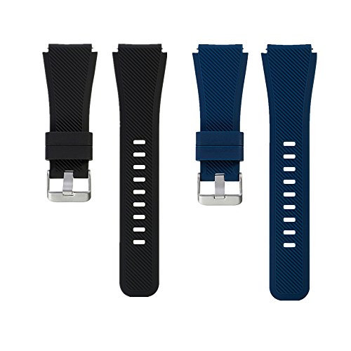 WEINISITE Reemplazo Correa Pulsera para Samsung Gear S3 Frontier / S3 Classic Smartwatch (#4)