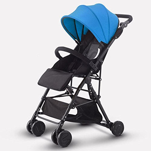 Light portable stroller can sit or lie baby stroller high landscape stroller 1 second collection vehicle (movable beds) ( Color : 7# )