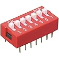 Electronic Spices Manual 7 Way Dip Switch Standard Profile Bd07 Pack Of 5pcs