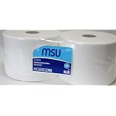 MSU - Roll of Laminated Industrial Hand Drying Paper | 100% Virgin | 100% virgin cellulose, 345 meters per spool, 857 service