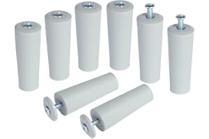 INOVATEC GMBH 8 x INOVATEC Anschlagstopper 60 mm grau für Rollladen Rolladenstopper Anschlagpuffer Fenstersicherung