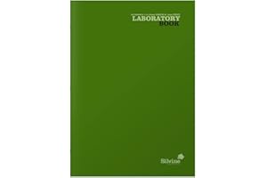 Silvine A4 Laboratory Book 75gsm 80Pg 1 5 10mm - Color: Grn