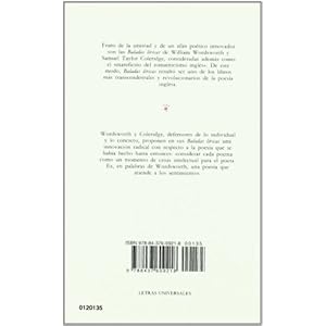 Baladas liricas / Lyrical Ballads