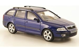 Skoda Octavia Combi, blau, Modellauto, Abrex 1:43