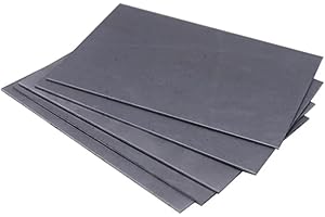 RAMBEX Lamiera Di Ferro 100x100mm A3, Spessore 0.5-3mm, Piastra per Telaio CNC, Modello Di Stampo, Costruzione Fai Da Te (100x100x0.5mm 5pz)