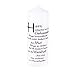 Produktbild MaMeMi Spruchkerze 'Gott gib Mir die Gelassenheit'