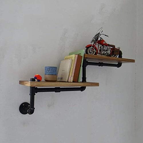 YT-ER Shelving & Storage Decorative Ornament Frame Creative Unique Shelf Frame Wood Black 80X35X40CM Sturdy Durable