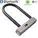 Produktbild WiseLime Smart Heavy Duty Bluetooth U Lock Kombination für Fahrrad, Anti-Diebstahl, hohe Sicherheit Fahrradschloss mit Schlüssel