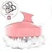 Price comparison product image Hair Scalp Massager Shampoo Brush,Scalp Massaging Shampoo Brush with Soft Silicon Brush Head,Scalp Massager for Hair Growth and Shower (Pink)