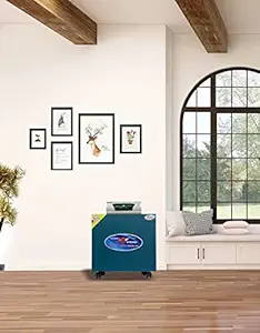 ZIYKO Single Inverter Battery Trolley (Ocean Green)