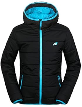 aparso Damen Steppjacke Übergangsjacke mit Kapuze warm leicht wattiert