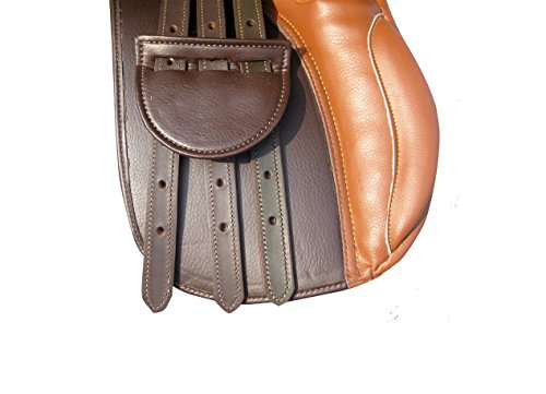 GENERAL-PURPOSE-SYNTHETIC-HALFLINGER-SADDLE-WIDE-FIT-BROWNTAN-COLOR-SIZE-17